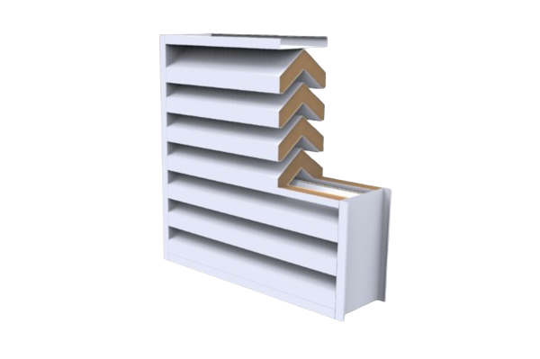 Sight proof Acoustic Louvers (ASL)